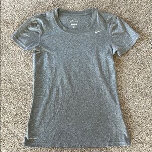 Nike Women's Gray Dri-FIT Top